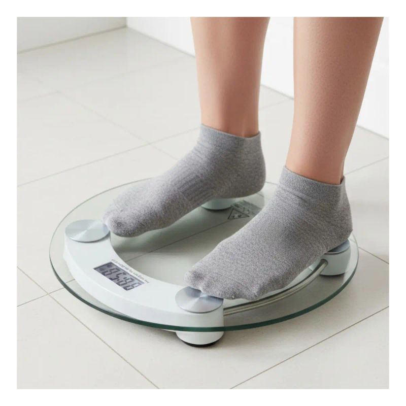 ROMANA DIGITAL DE VIDRIO 180 KG EFHOME P/BANOS