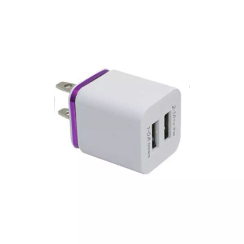CARGADOR CUBO 2 USB 2.1A 5V