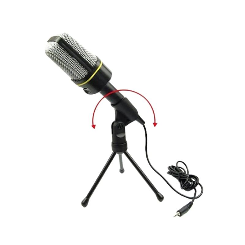 MICROFONO JACK 3.5MM CON PEDESTAL