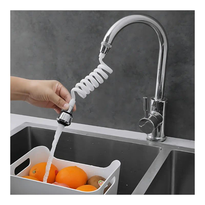 MINI DUCHA PARA GRIFO CON MANGUERA ESPIRAL