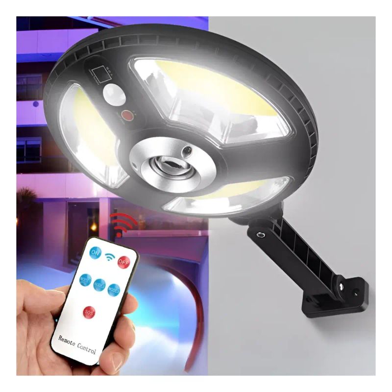 LAMPARA SOLAR REDONDA SL-168 50W
