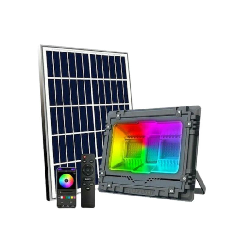 REFLECTOR SOLAR LED RGB 60W MJ-AW60