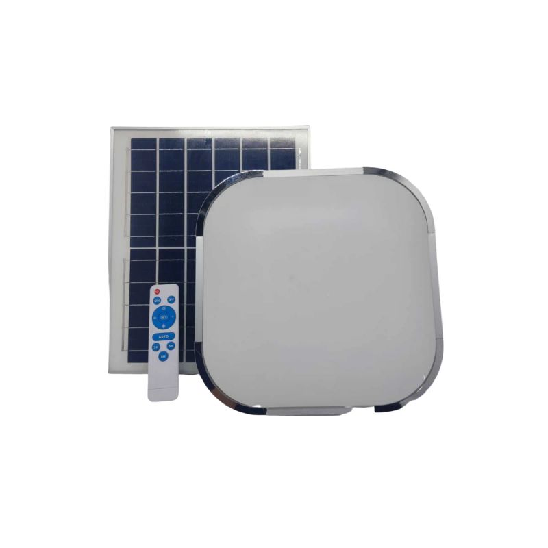 LAMPARA SOLAR CUADRADA PARA CIELO RASO 100 W DELUX