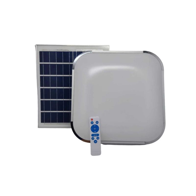 LAMPARA SOLAR CUADRADA PARA CIELO RASO 150 W DELUX