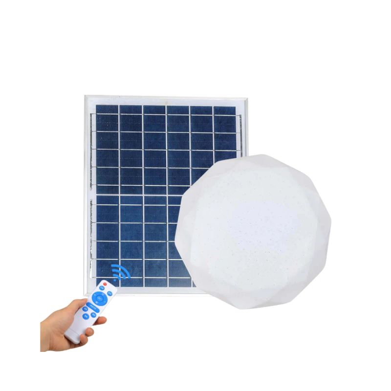 LAMPARA SOLAR REDONDA PARA CIELO RASO 100 W DELUX
