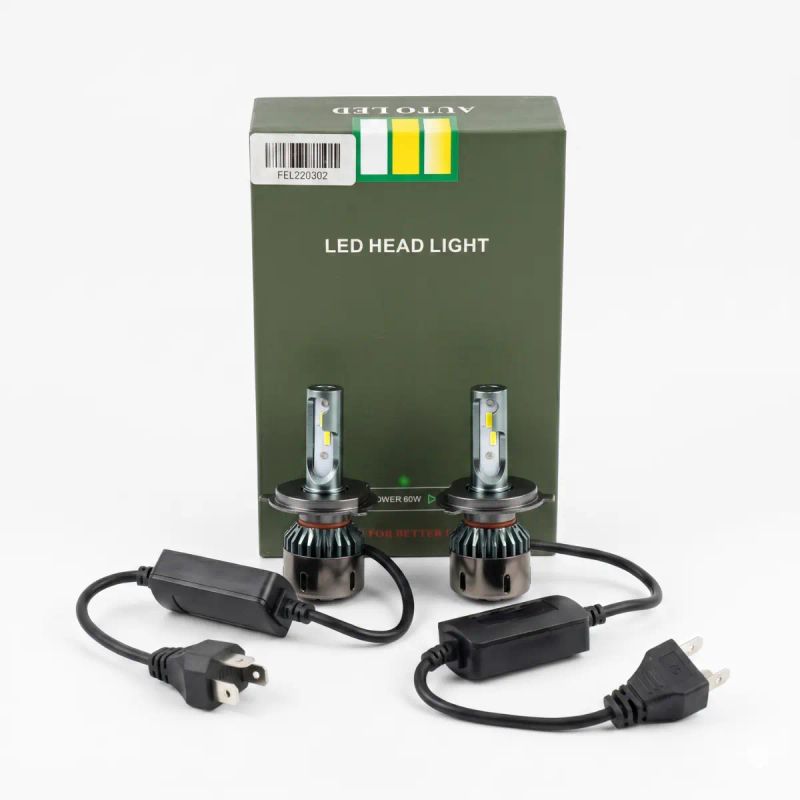 BOMBILLO FOCO LED H4 3 COLORES GREEN BOX
