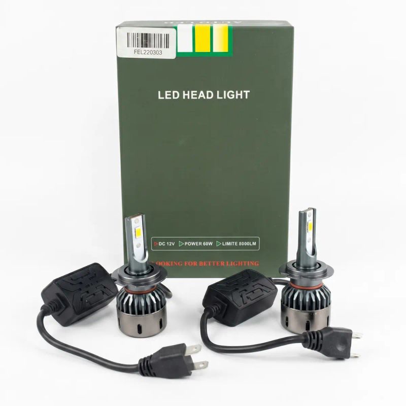 BOMBILLO FOCO LED H7 3 COLORES GREEN BOX