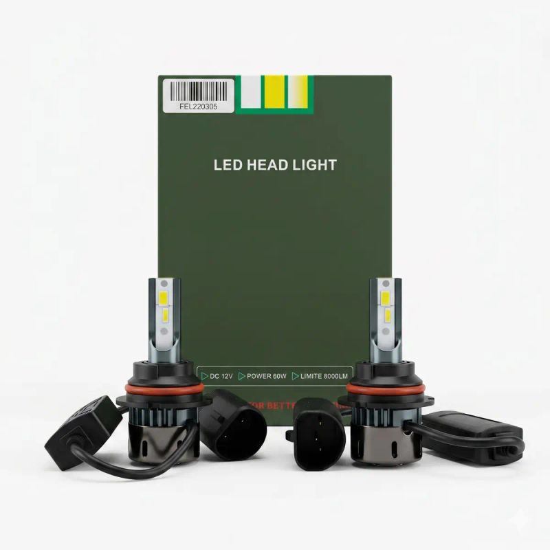 BOMBILLO FOCO LED 9004 3 COLORES GREEN BOX 4651006000000