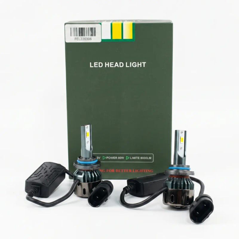 BOMBILLO FOCO LED 9006 3 COLORES GREEN BOX