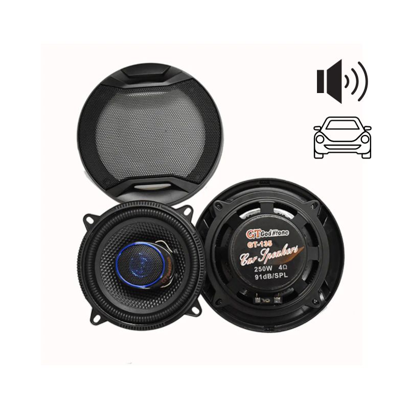 PARLANTE PARA CARRO GTGOD 13 CM CIRC. 250W GT-135
