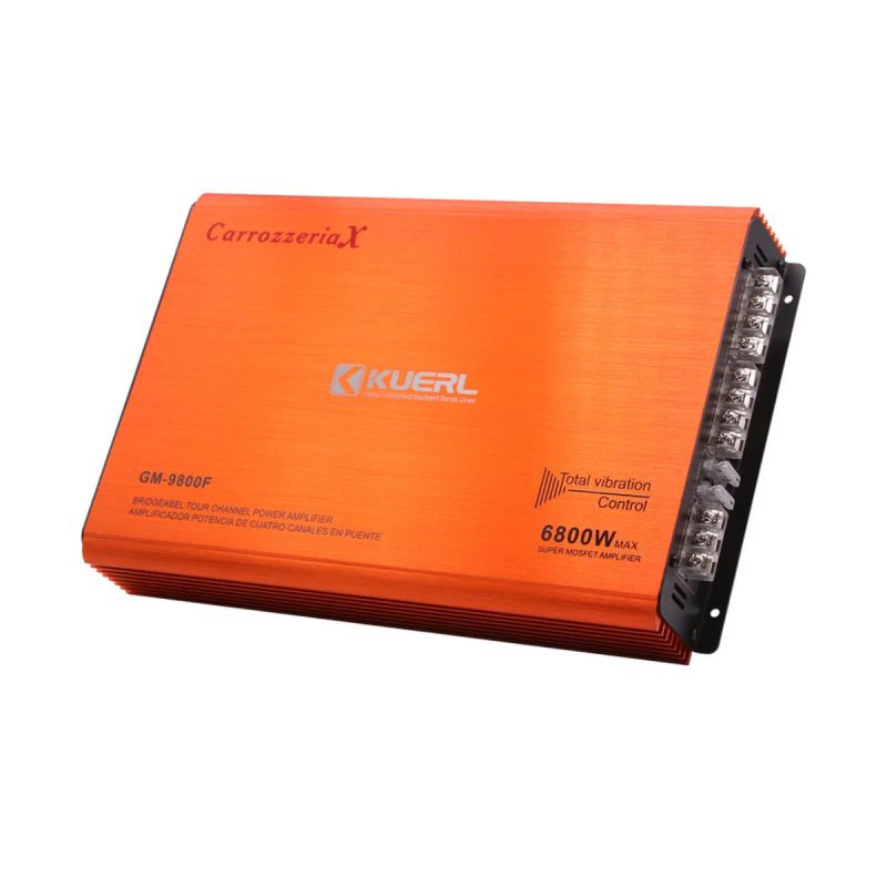 PLANTA AMPLIFICADOR 4 CANALES 6800W MOD GM-9800F CARROZZERIA 4733002000200