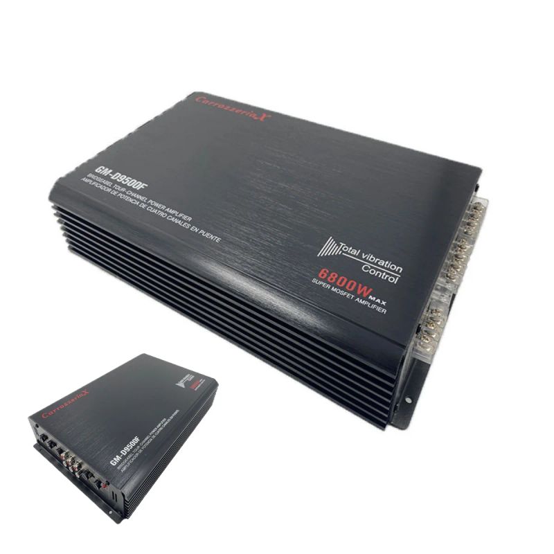 PLANTA AMPLIFICADOR 4 CANALES 6800W MOD GM-D9500F CARROZZERIA