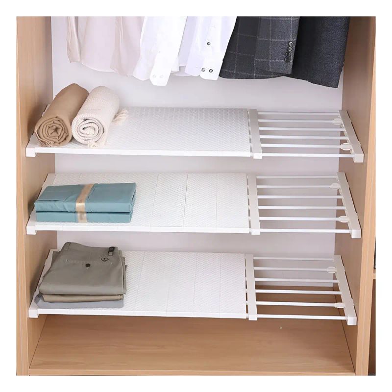 BANDEJA PARA CLOSET AJUSTABLE 50-80 X 24CM GRANDE