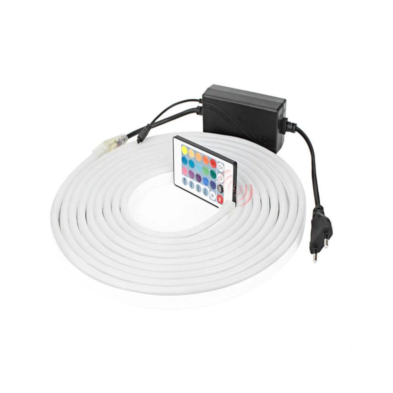 TIRA DE NEON *RGB* WIFI Y APP 5 MTR CON ADAPTADOR