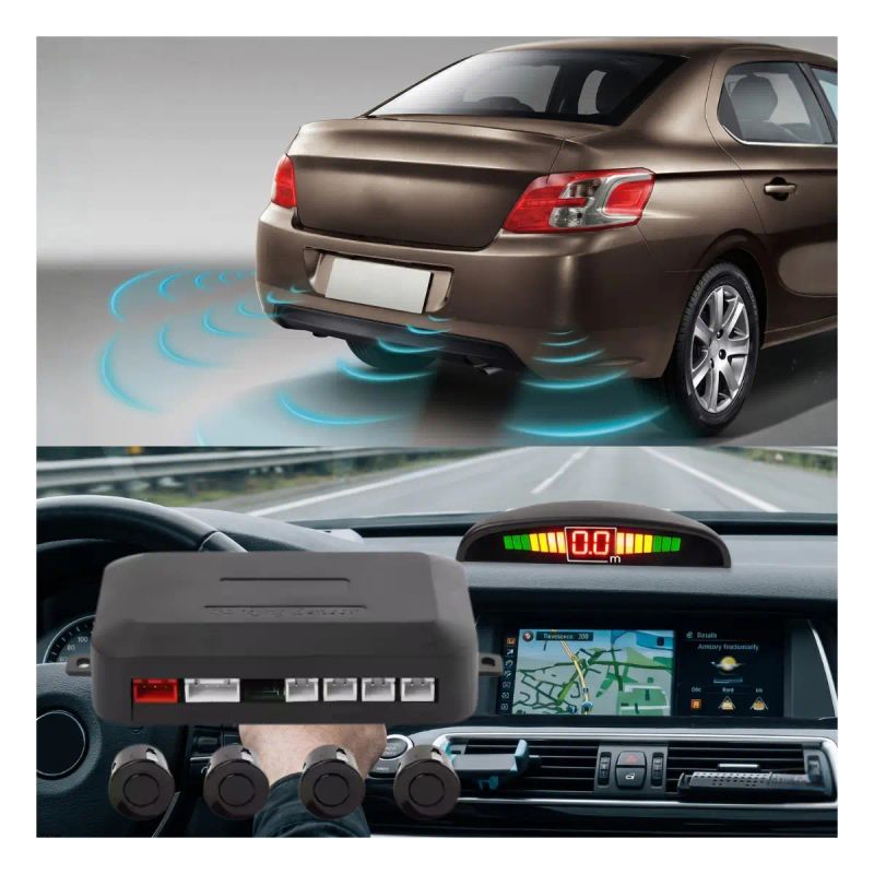 KIT SENSOR REVERSA CON INDICADOR LED PK611