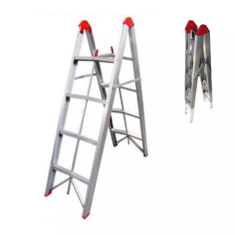 ESCALERA PLEGABLE 4 PELDAÑOS ALUM