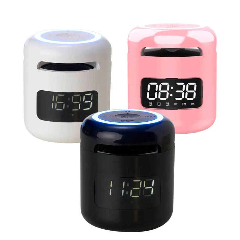 PARLANTE BLUETOOTH, RADIO FM Y CON RELOJ
