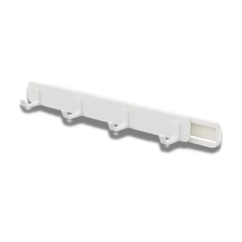 SOSTENEDOR TIPO PERCHERO PLASTICO AUTO ADHESIVO