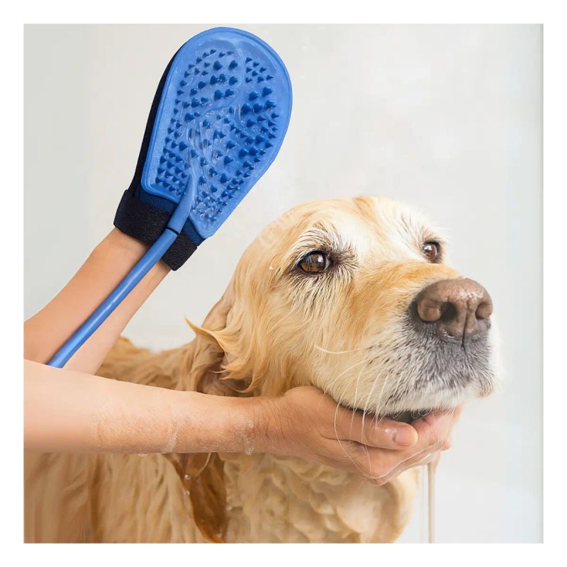 GUANTE PARA BAÑAR Y PEINAR MASCOTAS