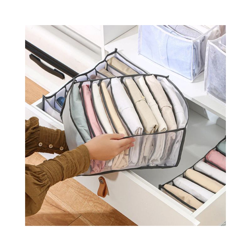 ORGANIZADOR DE ROPA 9 COMPARTIMIENTOS 32X25X17CM