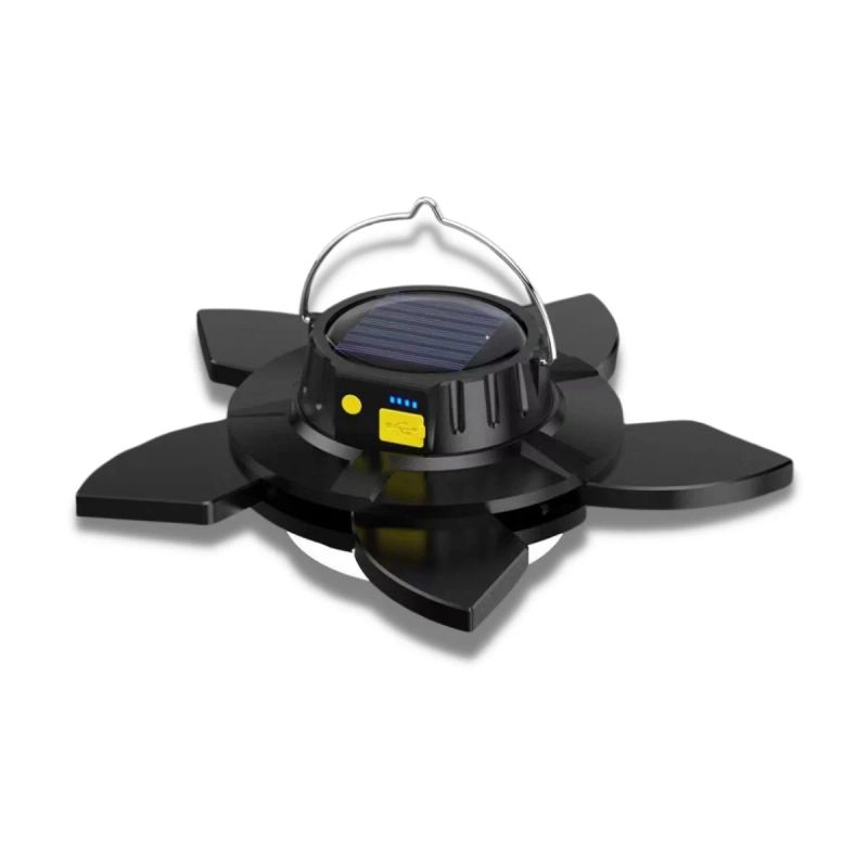 LAMPARA SOLAR LOTUS 2 POSISIONES