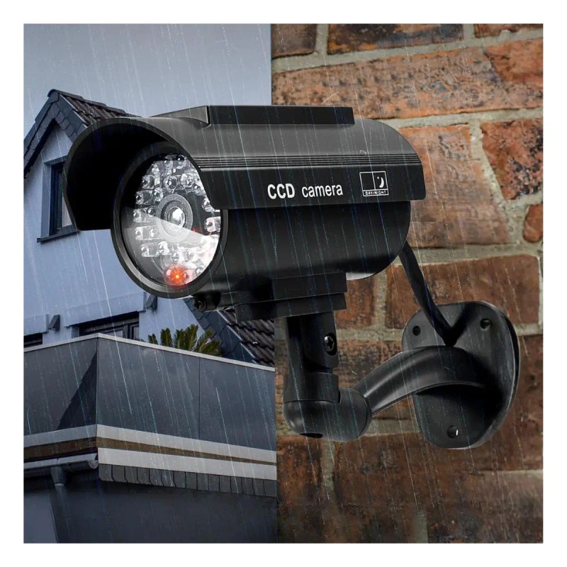 CAMARA BULLET FALSO CON LED