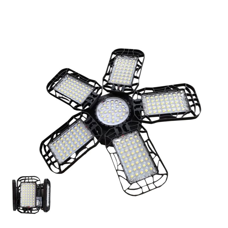 BOMBILLO DE 5+1 HELICES PLEGABLES 60W/110V E27