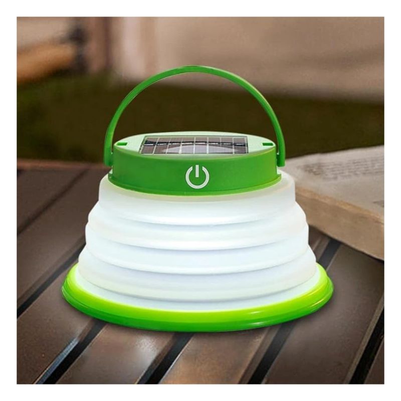 LAMPARA SOLAR PLEGABLE DE CAMPING