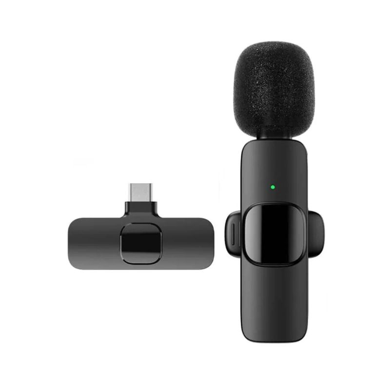 MICROFONO MINI DE SOLAPA INALAMB TIPO C RECARG