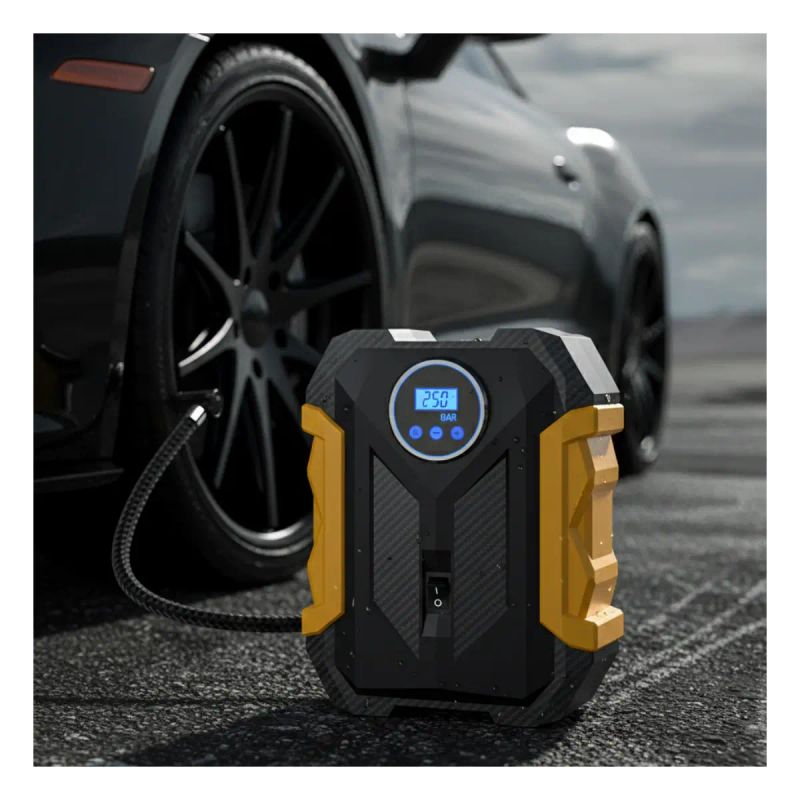 BOMBA ELECTRICA INFLADOR DE LLANTAS 120W 2.7M
