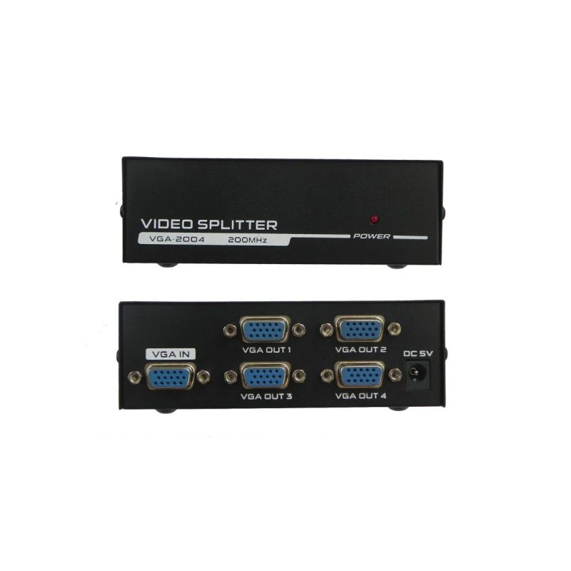 SPLITTER VGA 4 PUERTOS 200MHZ