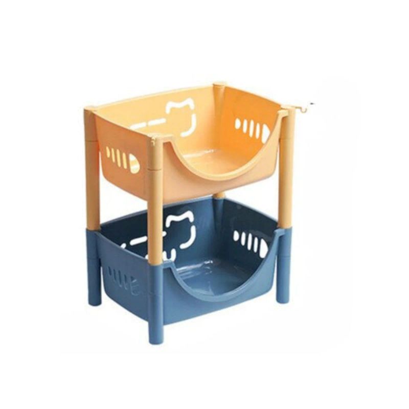 ORGANIZADOR VERTICAL PLAST CUADRADO 2 BANDEJAS 50 CM