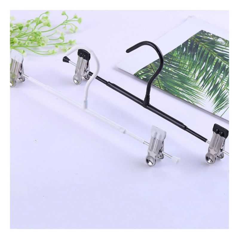 GANCHO PARA ROPA SET 5 UNID METALICO CON 2 PRENSAS
