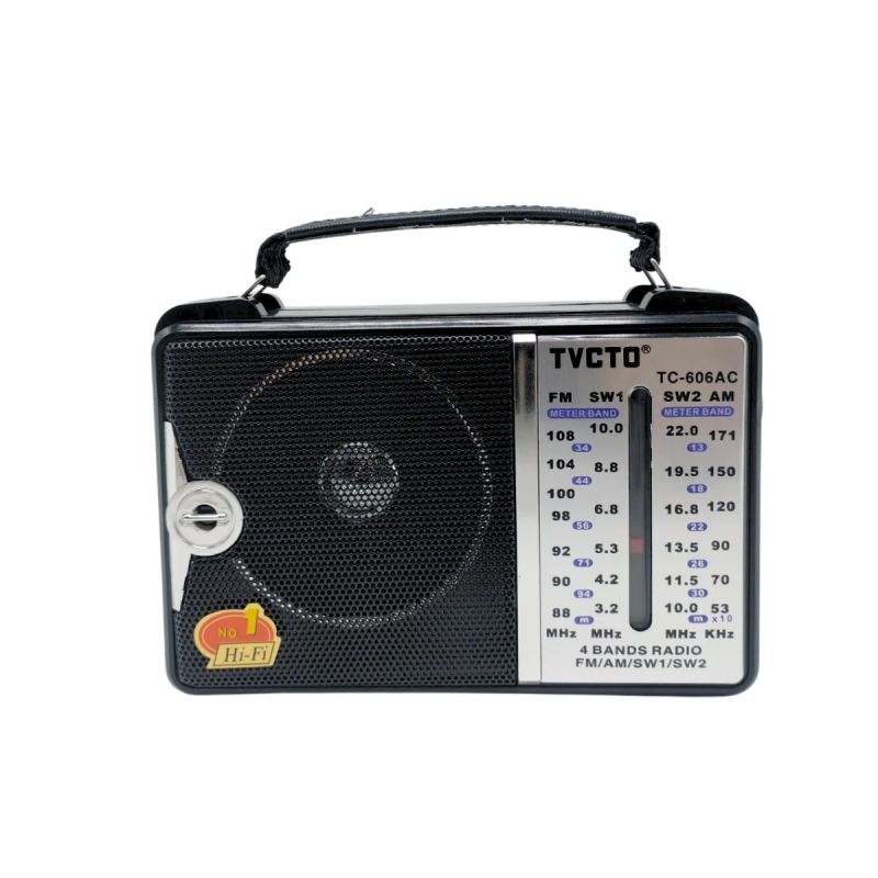 RADIO FM/AM TC-606AC 110V Y BATERIA