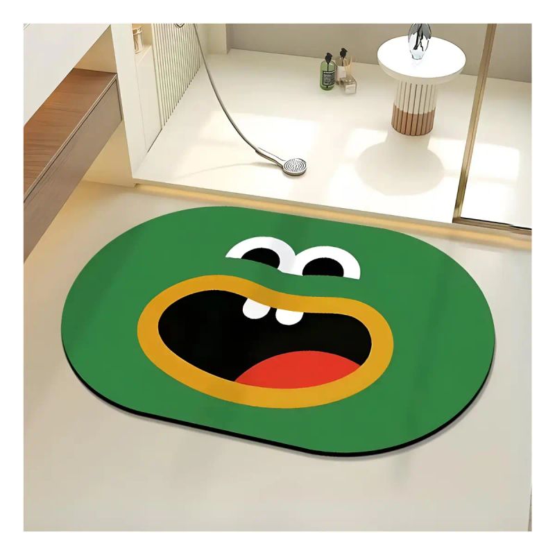 ALFOMBRA PARA BAÑOS OVALADO 80 CM