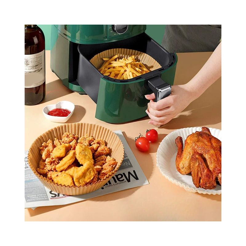 PAPEL PARA AIR FRYER 50 UNDS 16x4.5 CM