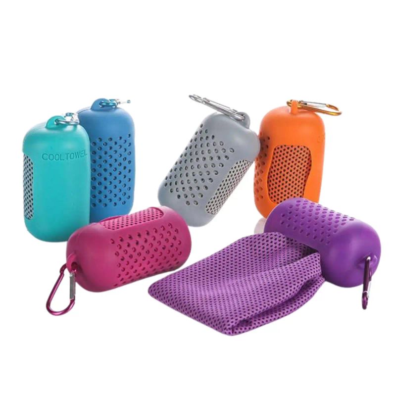 TOALLA EN FUNDA DE SILICONE COOLING TOWEL 30*90 CM