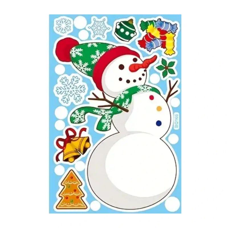 CALCAS DE MUÑECO NIEVE NAVIDAD 20*30 CM BQ166