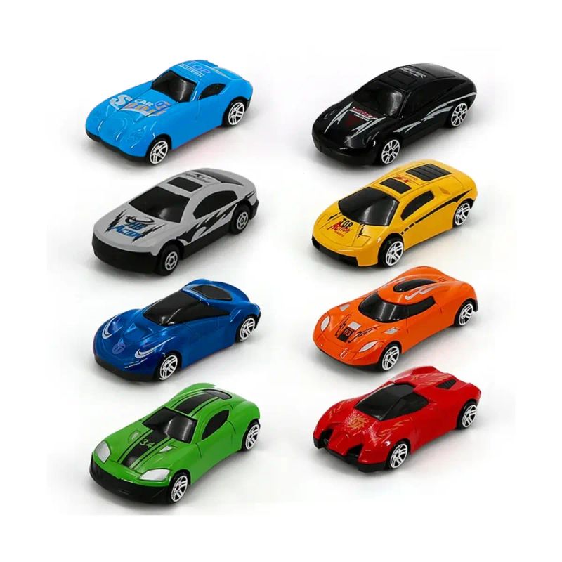 JUGUETE CARRITOS METALICOS SET 8 DIE CAST MODEL