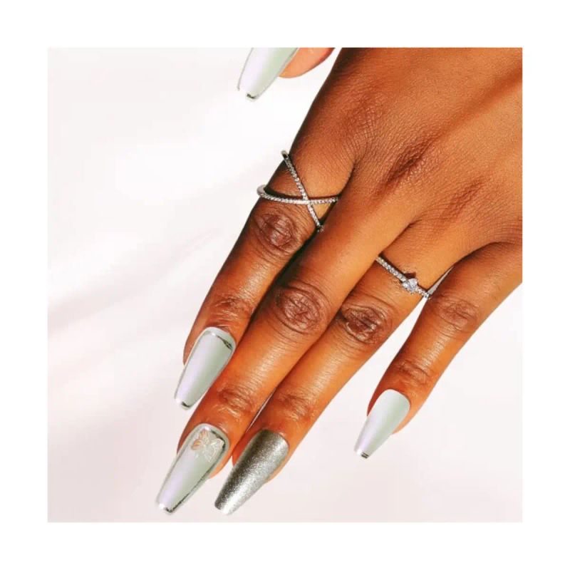 SET DE UÑAS 30 U GOMA Y STICK MARIPOSA RELIEVE (6936505146766)