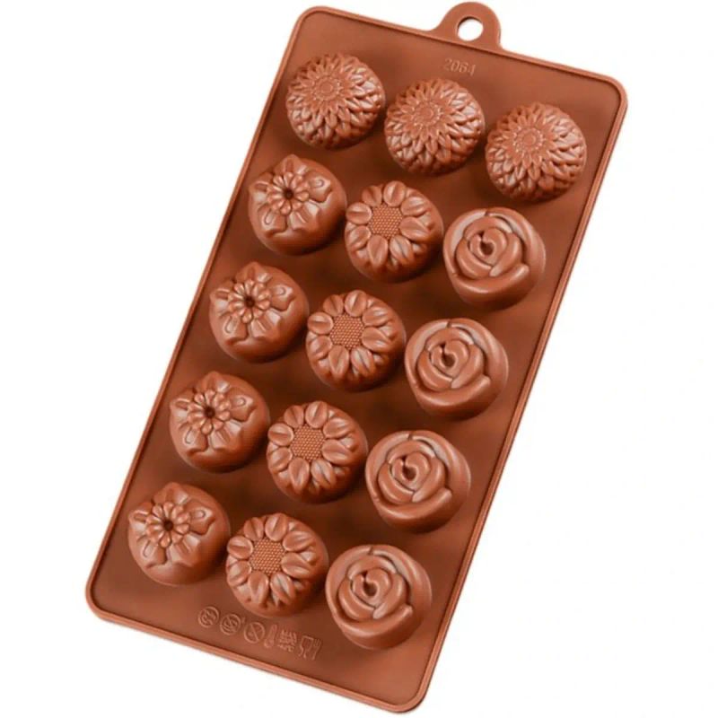 MOLDE DE SILICONE 15 BOMBONES DL-081