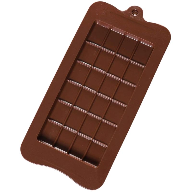 MOLDE DE SILICONE CUADRITOS DE CHOC