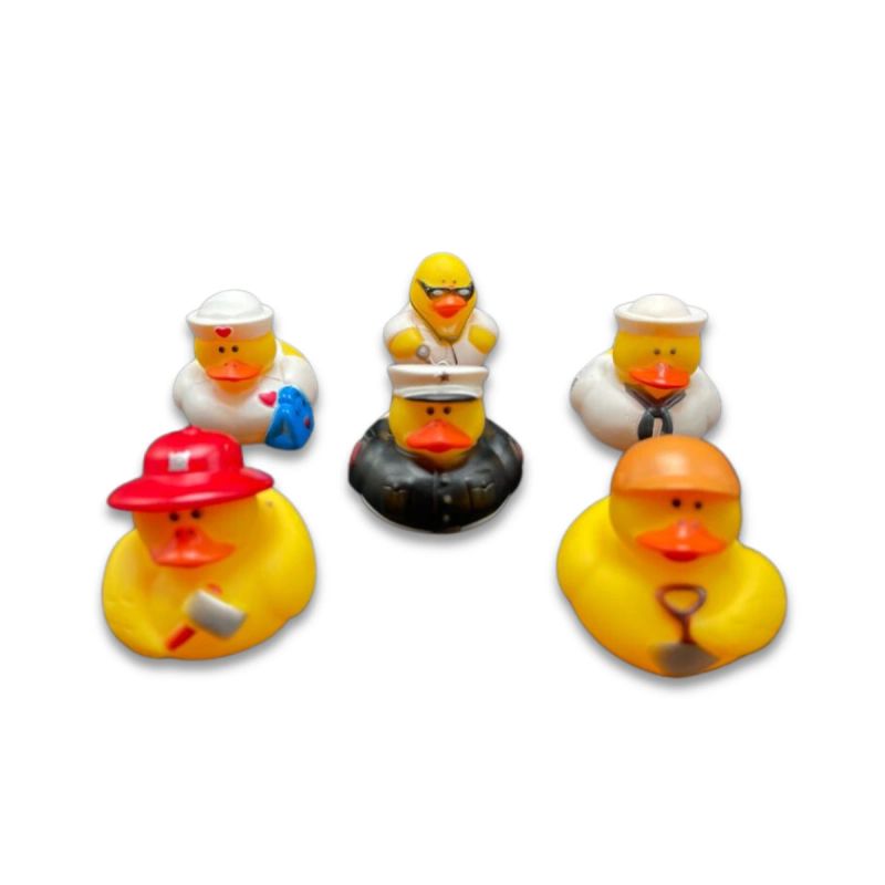 JUGUETE SET DE PATITOS DE HULE