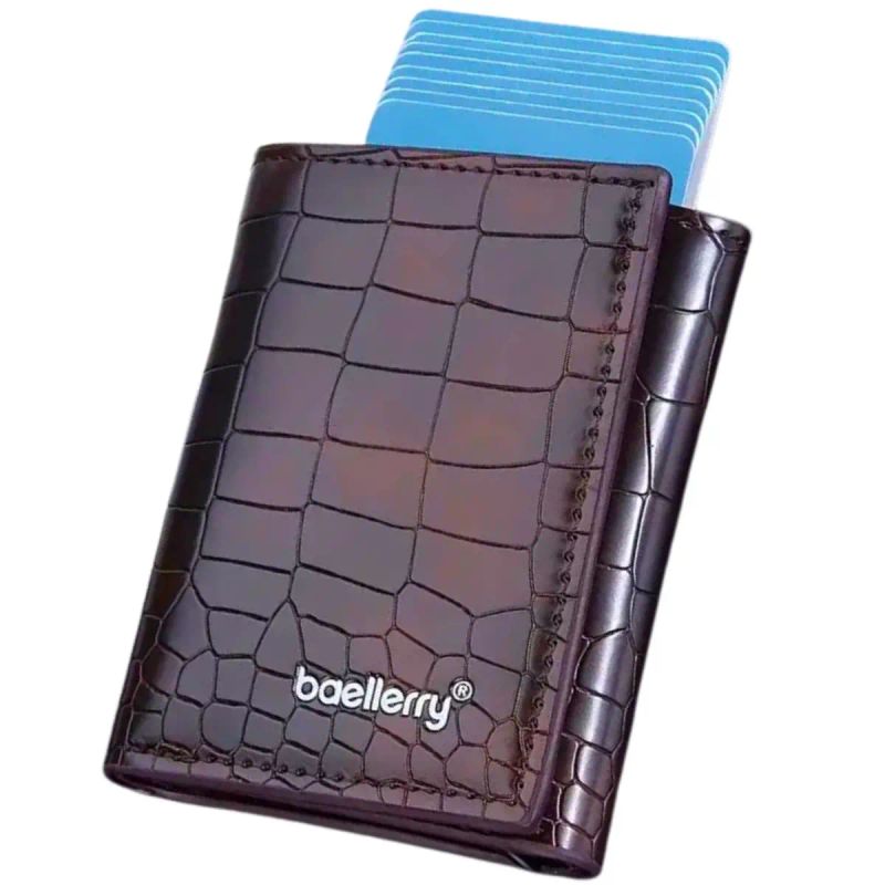 BILLETERA TARJETERO D9213 BROWN (D92133102)