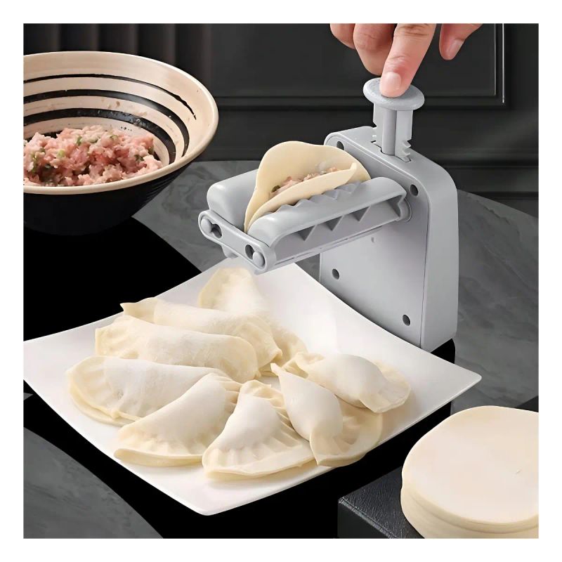 MAQUINA MANUAL PARA  DUMPLINGS GRIS