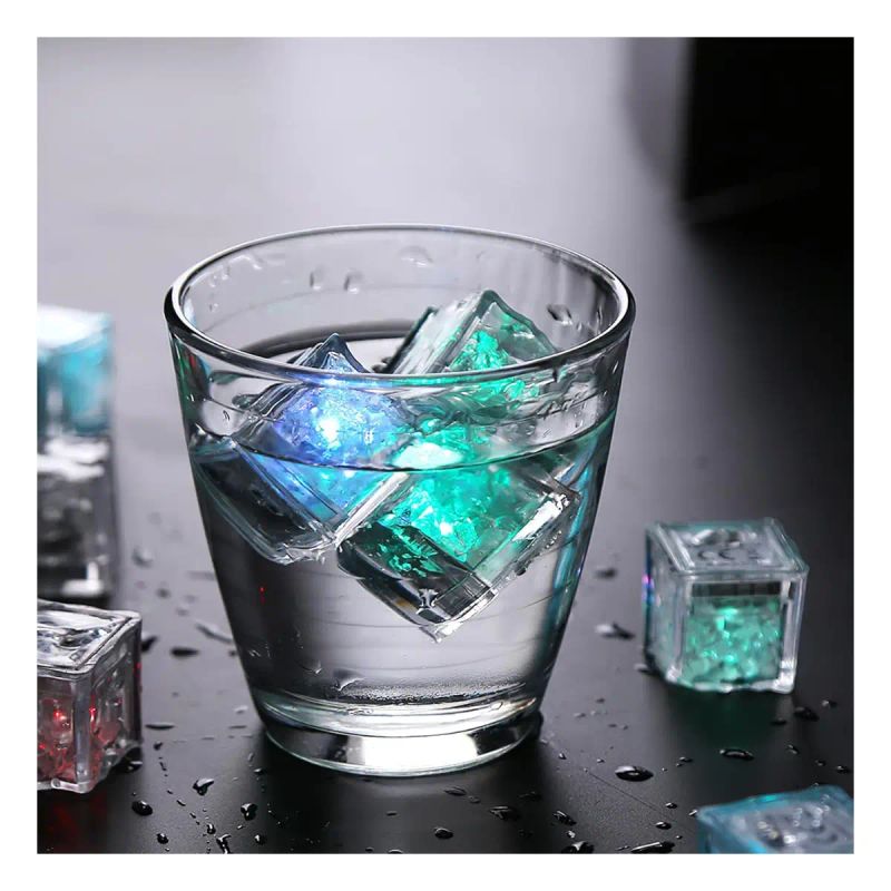 CUBO DE HIELO LED SET 12 PZAS FLASH ICE