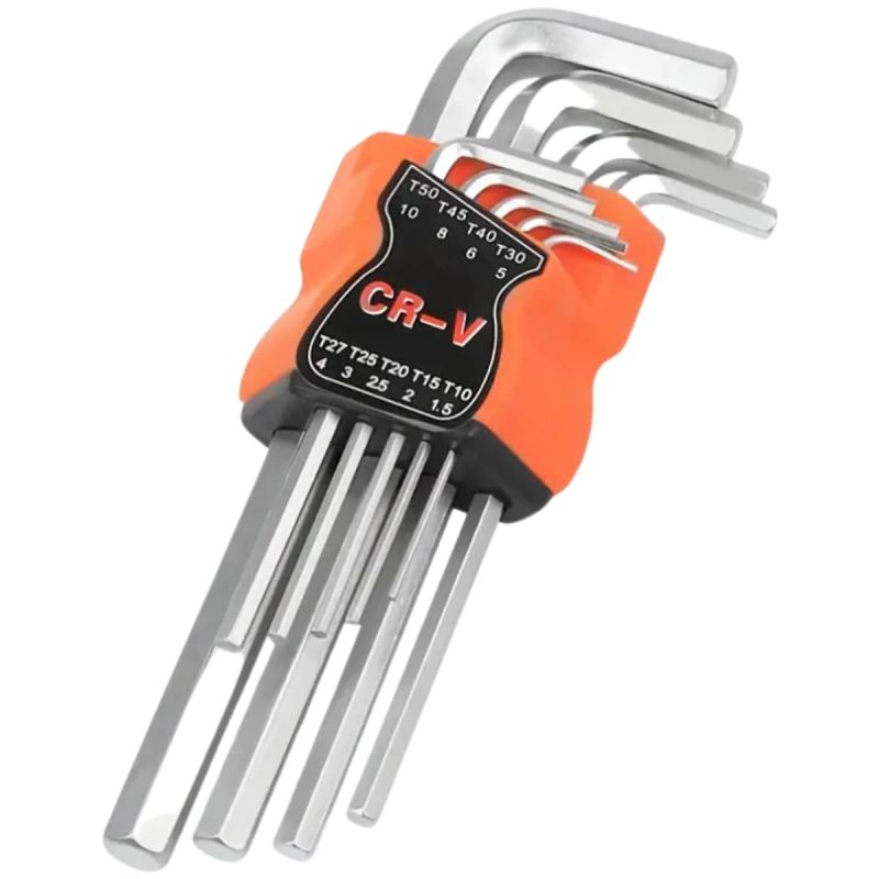 LLAVES HEXAGONAL CR-V SET DE 9 PZAS *M*