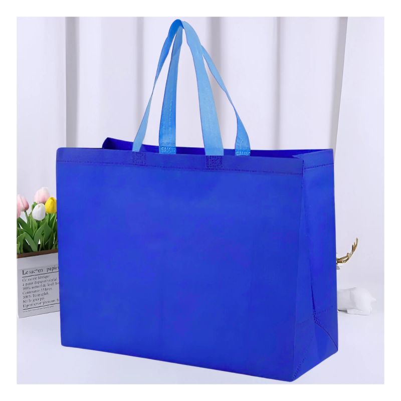 BOLSA DE TELA REUTILIZABLE 45*35*12CM BLUE