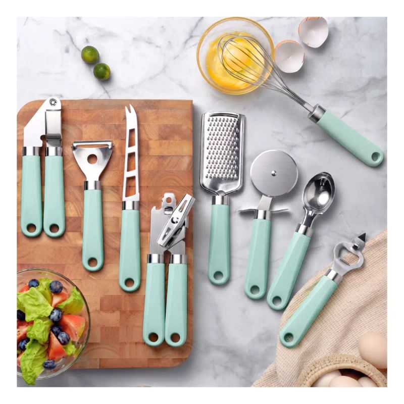 UTENSILIOS DE COCINA GASGET SET 9 PIEZAS