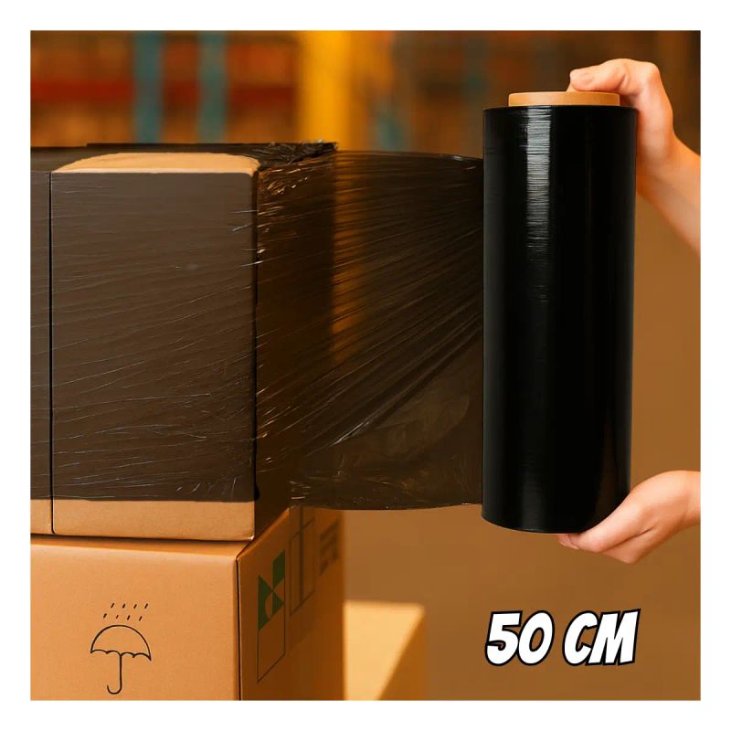 PALETIZANTE 50 CM X 300 MTS COLOR NEGRO